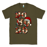 Army Green ho ho ho western christmas Classic Tee - Jasminsmagicworld