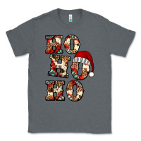 Charcoal Heather ho ho ho western christmas Classic Tee - Jasminsmagicworld