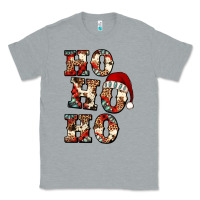 Heather Grey ho ho ho western christmas Classic Tee - Jasminsmagicworld