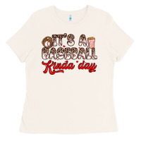 Bone it s a baseball kinda day Ladies Tee - Zillion Design Studio