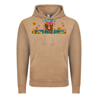 Vintage Coffee just a little moody long haired cow Vintage Hoodie - Jasminsmagicworld