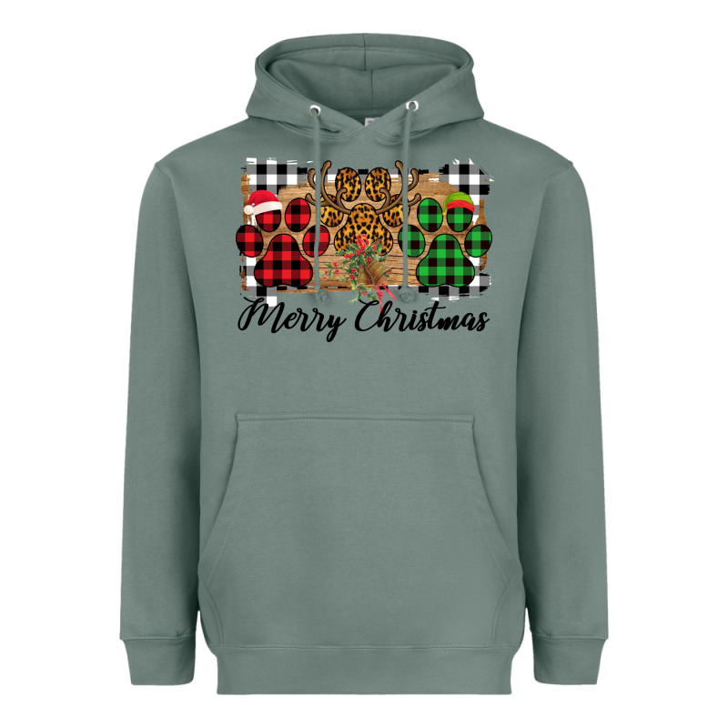 Merry Christmas Paws Heavyweight Hoodie by Bettercallsaul | Teevron