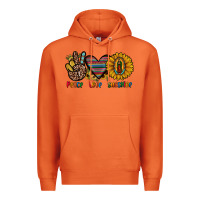 Carrot peace love sunshine Premium Hoodie - JahusDesignShop