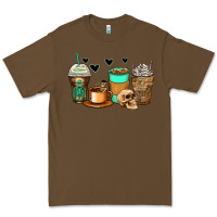 Cacao skeleton coffee cups Premium Tee - Zillion Design Studio