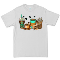 Dove Grey skeleton coffee cups Premium Tee - Zillion Design Studio
