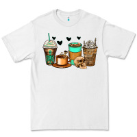 White skeleton coffee cups Premium Tee - Zillion Design Studio