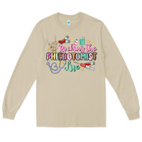Mushroom rocking the phlebotomist life Long Sleeve Tee - MaliasSmallBusiness
