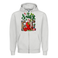 Dove Grey sassy elf Zipper Hoodie - MaliasSmallBusiness