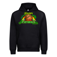 Black St. Patrick's Day Basketball Urban Hoodie - HowdyJamesFarm