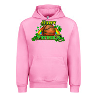 Fuchsia Pink St. Patrick's Day Basketball Urban Hoodie - HowdyJamesFarm