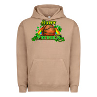 Pigment Burro St. Patrick's Day Basketball Urban Hoodie - HowdyJamesFarm