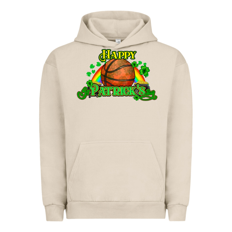 St. Patrick's Day Basketball Urban Hoodie by HowdyJamesFarm | Teevron