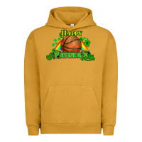 Pigment Peanut Butter St. Patrick's Day Basketball Urban Hoodie - HowdyJamesFarm