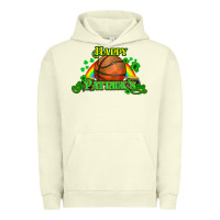 Pigment Pistachio St. Patrick's Day Basketball Urban Hoodie - HowdyJamesFarm
