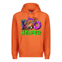Carrot Boo Heifer Cow Premium Hoodie - texasbilliewilder