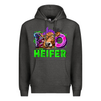 Charcoal Heather Boo Heifer Cow Premium Hoodie - texasbilliewilder