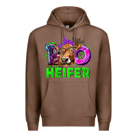 Chestnut Boo Heifer Cow Premium Hoodie - texasbilliewilder