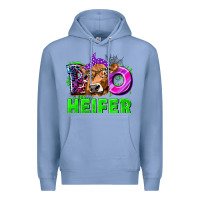 Colony Blue Boo Heifer Cow Premium Hoodie - texasbilliewilder