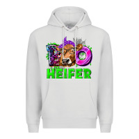 Dove Grey Boo Heifer Cow Premium Hoodie - texasbilliewilder