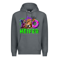 Rock Boo Heifer Cow Premium Hoodie - texasbilliewilder
