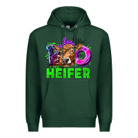 Sports Green Boo Heifer Cow Premium Hoodie - texasbilliewilder