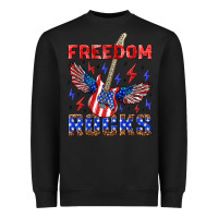 Black freedom rocks Heavyweight Sweatshirt - NancyCooperArtShop