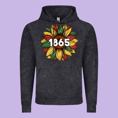 Juneteenth 1865 Sunflower Vintage Hoodie Designed By Artiststas