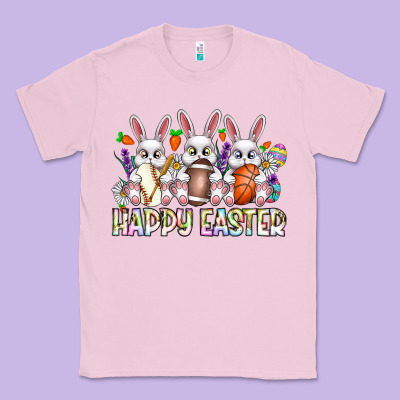 Happy Easter Spot Rabbit Classic Tee Designed By Cowhidedigitalart