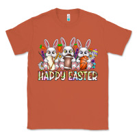 Copper Happy Easter Spot Rabbit Classic Tee - CowhideDigitalArt