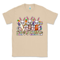 Mushroom Happy Easter Spot Rabbit Classic Tee - CowhideDigitalArt