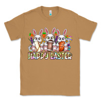 Toasted Coconut Happy Easter Spot Rabbit Classic Tee - CowhideDigitalArt