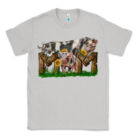 Moon Dust Western Mom With Spotted Pig And Baby Pig Classic Tee - LillyAllenDesigns