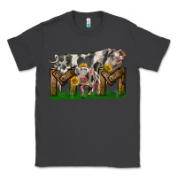 Smoke Western Mom With Spotted Pig And Baby Pig Classic Tee - LillyAllenDesigns