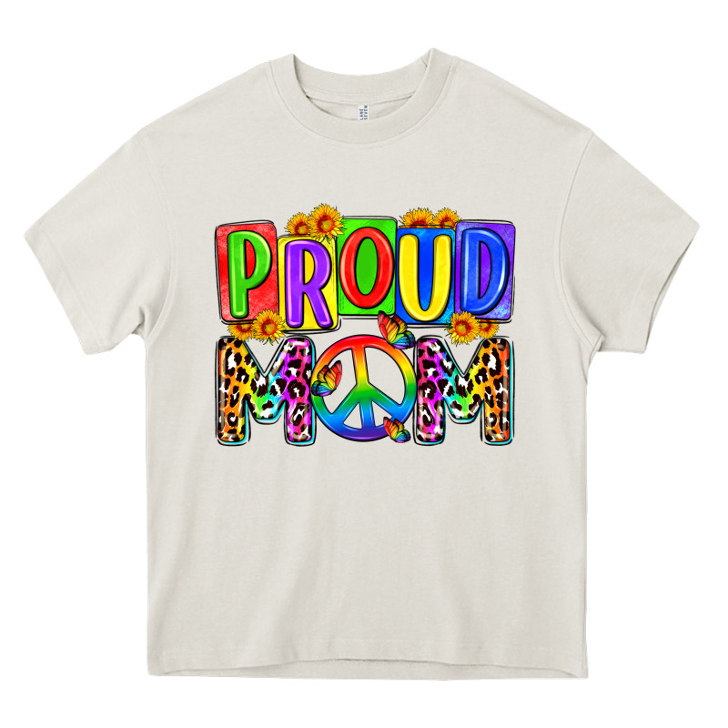 Proud Mom Lgbt Heavy Core Tee by Zillion Design Studio | Teevron
