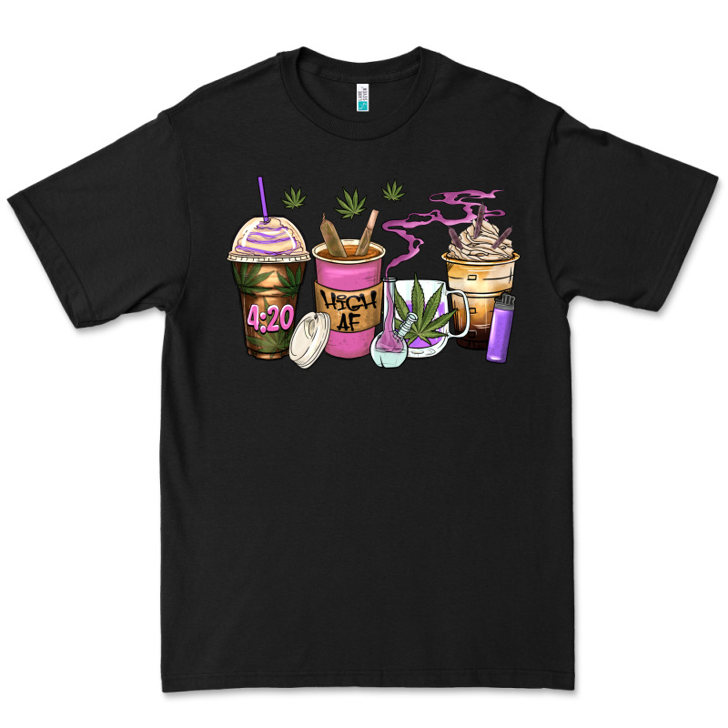 Weed Coffee Cups Premium Tee by Zillion Design Studio | Teevron