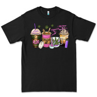 Black weed coffee cups Premium Tee - Zillion Design Studio