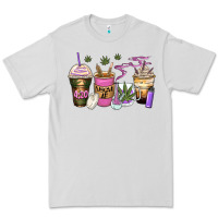 Dove Grey weed coffee cups Premium Tee - Zillion Design Studio