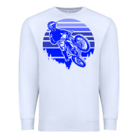White Motorcross Premium Sweatshirt - Bettercallsaul