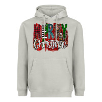 Moon Dust Merry Christmas Buffalo Plaid Leopard Heavyweight Hoodie - Bettercallsaul
