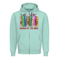 Seafoam women of the bible Zipper Hoodie - MaliasSmallBusiness