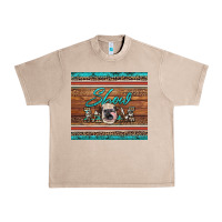 French Oak show mom aztec cowhide leopard heifer Urban Heavy Tee - Artiststas