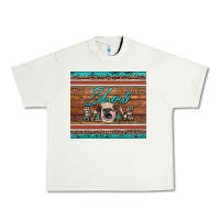 Pistachio show mom aztec cowhide leopard heifer Urban Heavy Tee - Artiststas