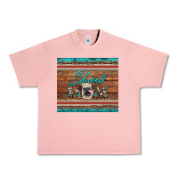 Salmon show mom aztec cowhide leopard heifer Urban Heavy Tee - Artiststas