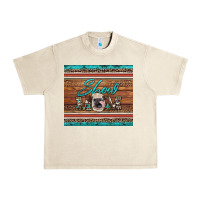 Sandshell show mom aztec cowhide leopard heifer Urban Heavy Tee - Artiststas
