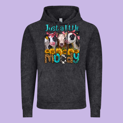 Just A Little Moody Heifers Vintage Hoodie Designed By Jasminsmagicworld