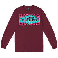 Burgundy in october we wear pink Long Sleeve Tee - JahusDesignShop