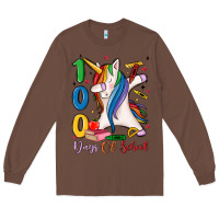 Chestnut 100 days of school Long Sleeve Tee - MaliasSmallBusiness