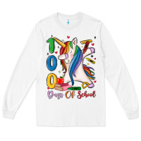 White 100 days of school Long Sleeve Tee - MaliasSmallBusiness