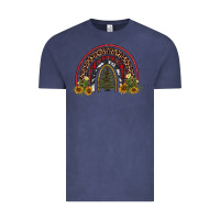 Vintage Denim rainbow tree Vintage Tee - AdoDesignShop