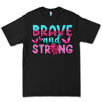 Black Brave and Strong Premium Tee - texasbilliewilder
